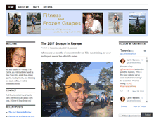 Tablet Screenshot of fitnessandfrozengrapes.com